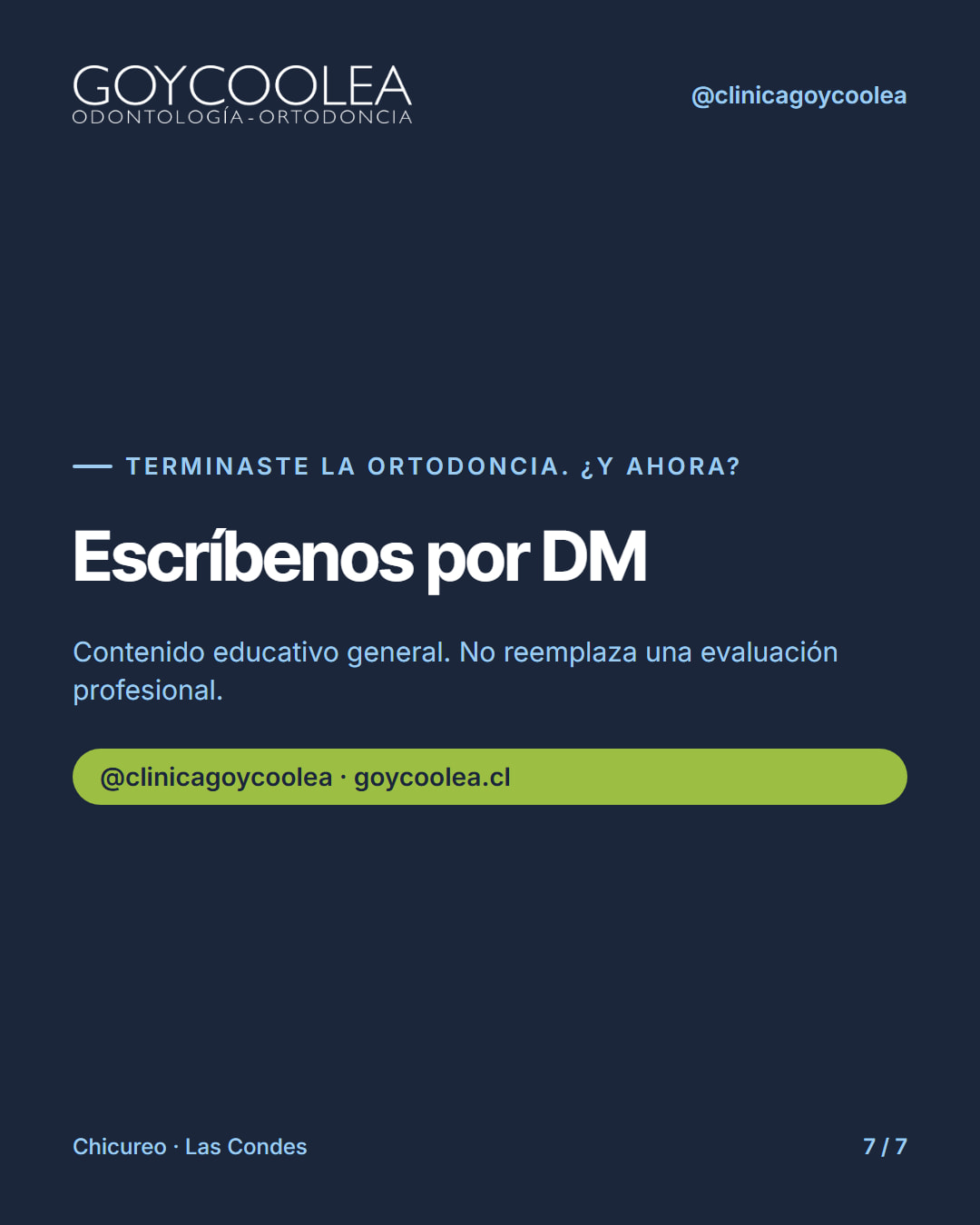 Carrusel que explica los tipos de retenedores y por qué usarlos