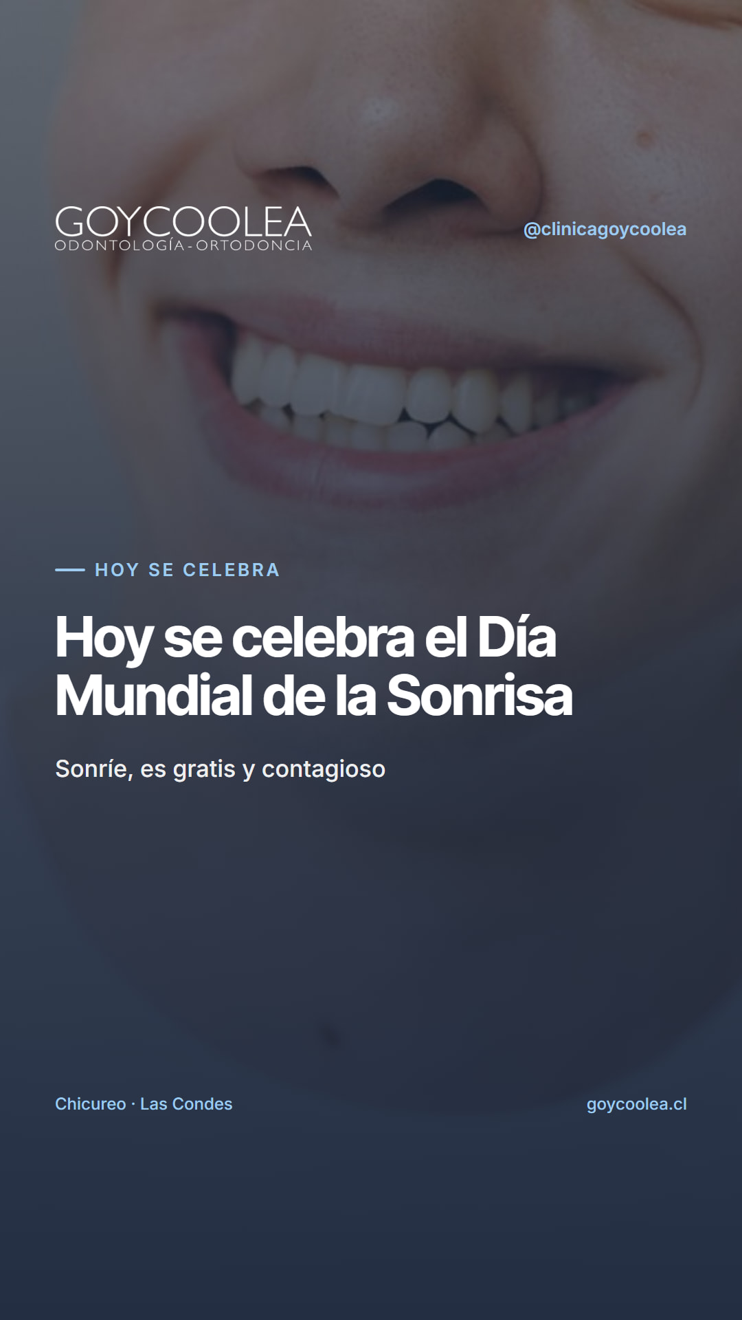 Historia con saludo por el Día Mundial de la Sonrisa