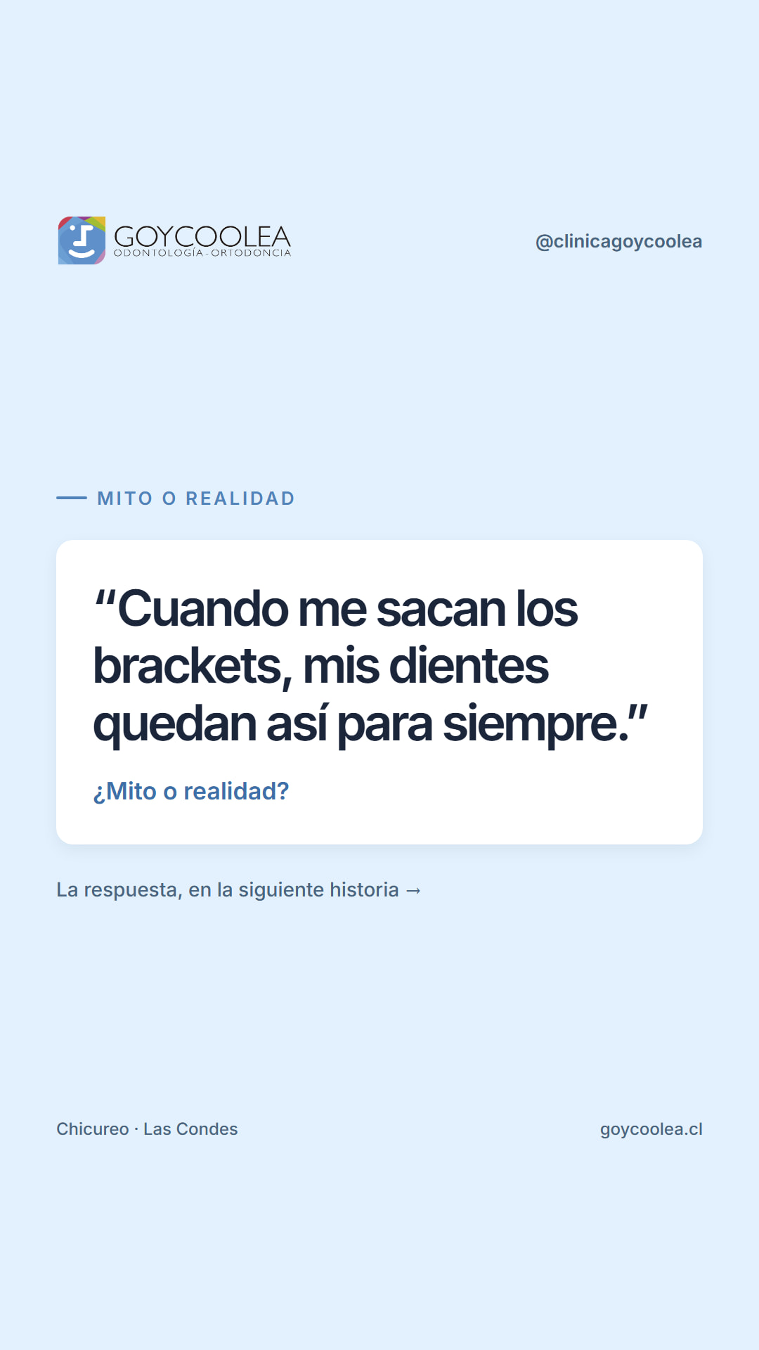 Historia de dos frames sobre la necesidad de retenedores