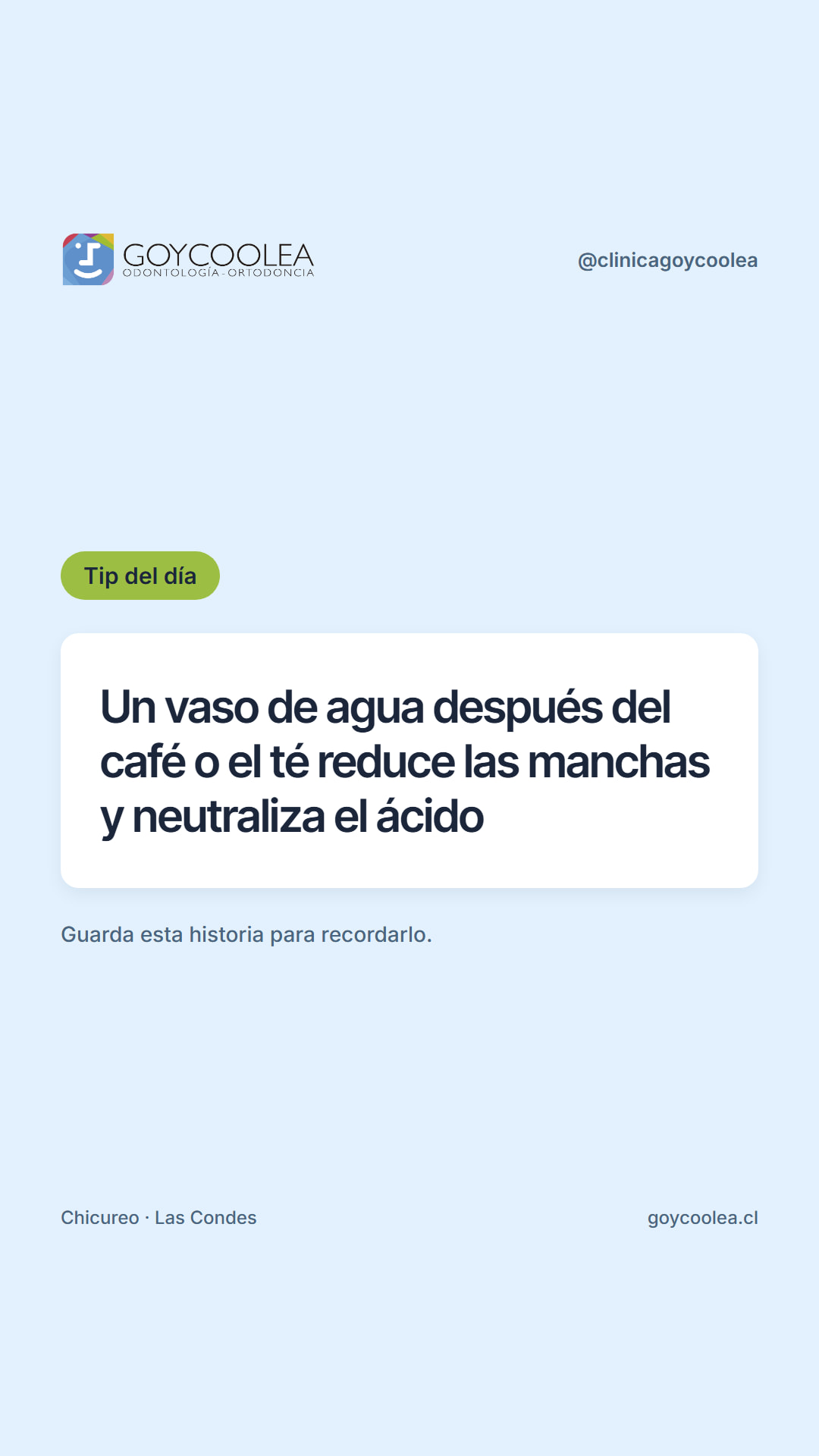 Historia con consejo sobre beber agua después del café