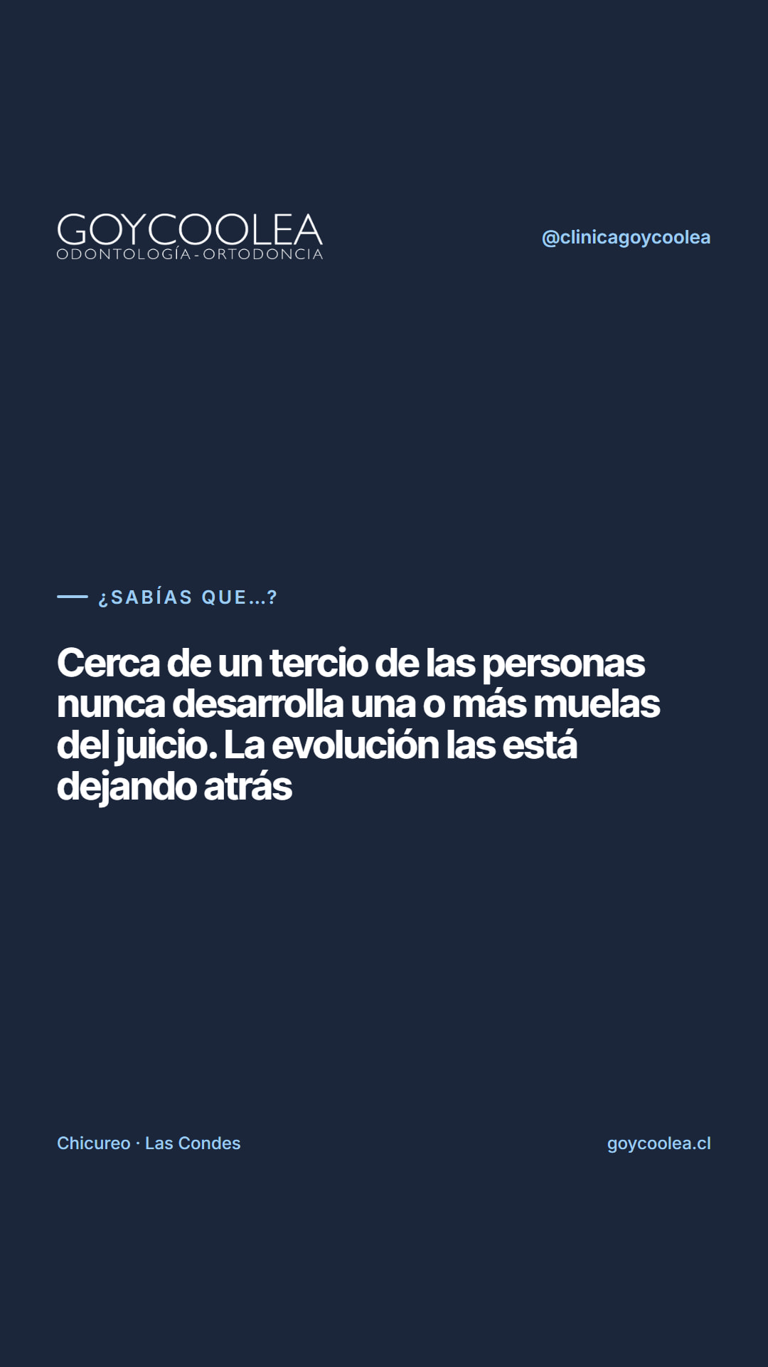 Historia con dato curioso sobre las muelas del juicio